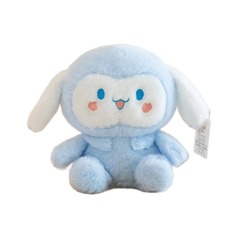 Bubble Mart Paradise Rab Plush Large Capacity Cute Tote Bag Embroidered Shoulder Bag Handbag