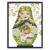 Russian Matryoshka Doll - 14CT Stamped Cross Stitch 29*36cm/11.42*14.17in