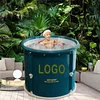 6-Layer PVC Free Installation Flexible Plastic Bathtub Soak Portable Bathtub Adult Shower Ice Bath Hot Water Bath