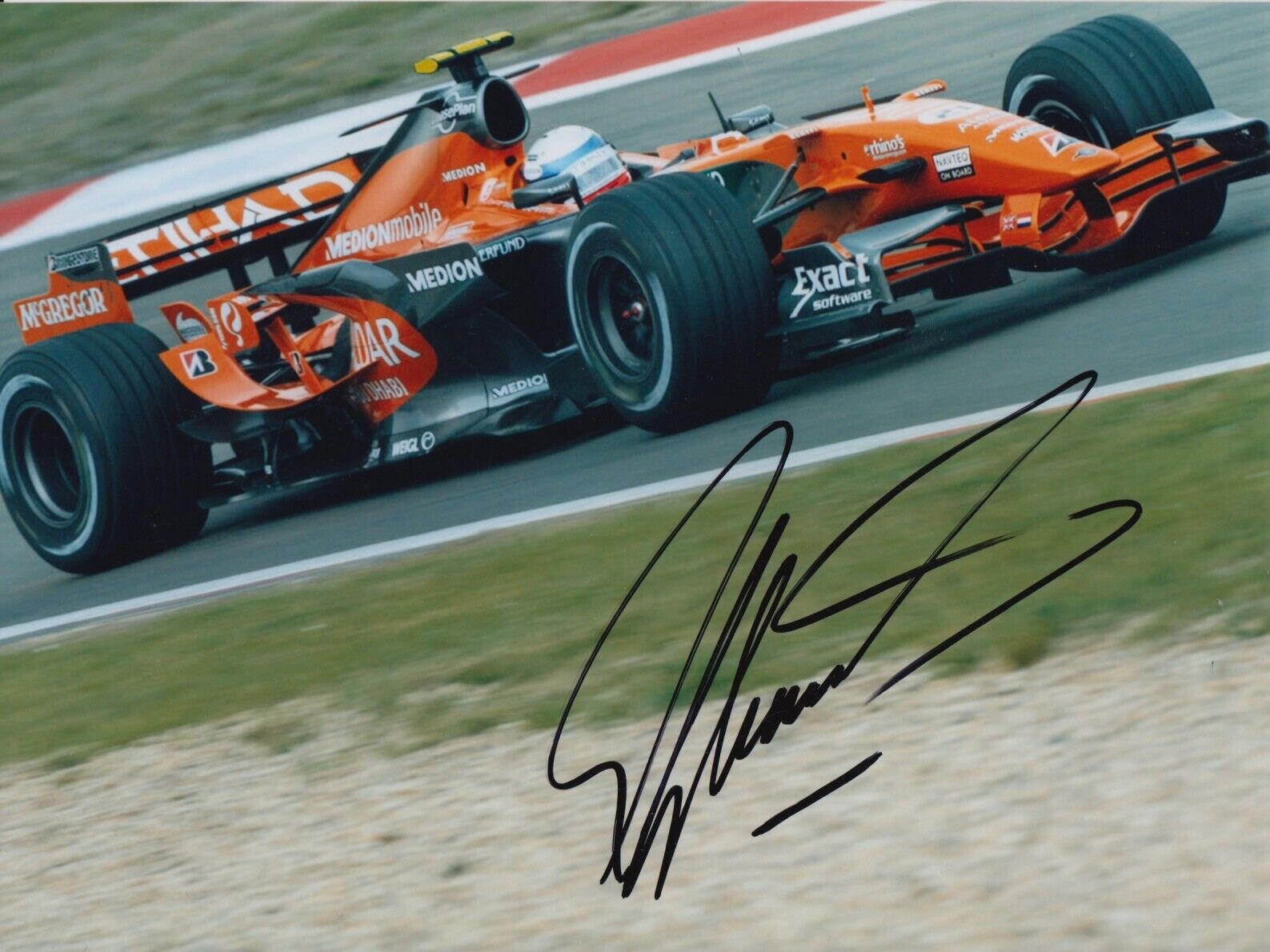 Markus Winkelhock Hand Signed 8x6 Photo Poster painting - Formula 1Autograph F1 5.