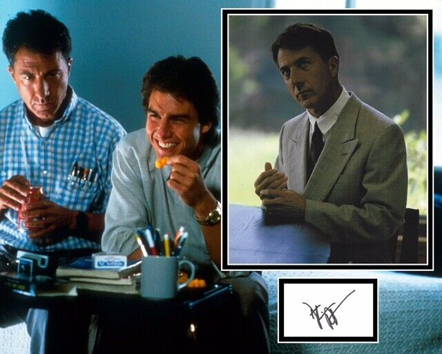 DUSTIN HOFFMAN SIGNED RAIN MAN Photo Poster painting MOUNT UACC REG 242