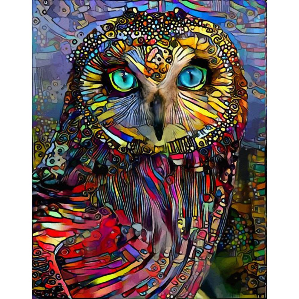 

Psychedelic Owl - Round Drill Diamond Painting - 30*40CM, 501 Original