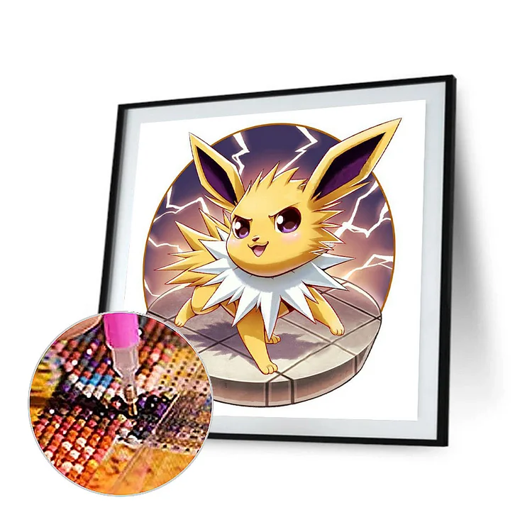 Full Round Diamond Painting - Pokémon Jolteon 30*30CM