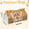 Xmas Angel DIY Pearl Diamond Painting PU Cover Tissue Holder Kit Pearl Art Painting Decoration for Home & Gifts