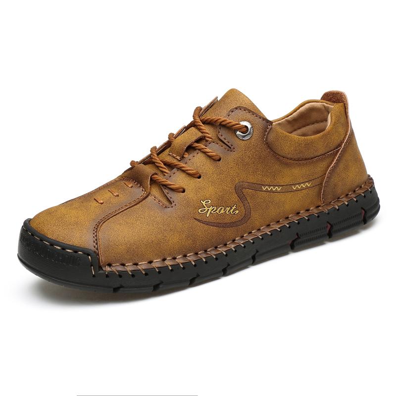 Dacomfy Men Casual Non-slip Handmade Men's Shoes 