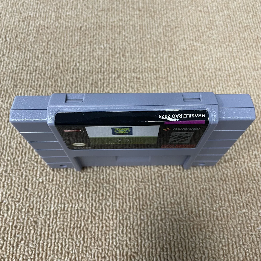 Brasileirao 2023 - For Super Nintendo SNES - 16 Bit Game Cartridge