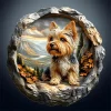 Yorkshire Terrier - Rundbohrer Diamond Painting - 30*30cm