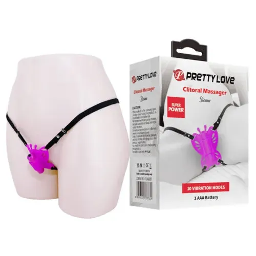 pornhint Pornhint Vibrating Vagina Stimulator Strap On Harness Mini Vibrator Women Sex Toys
