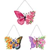 5D DIY Special Shaped Diamond Painting Butterfly Hanging With Lamp String Kit