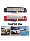 2Pcs Battery Power Distribution Block 12 Way 48V 180A Marine Bus Bar 12 Terminal