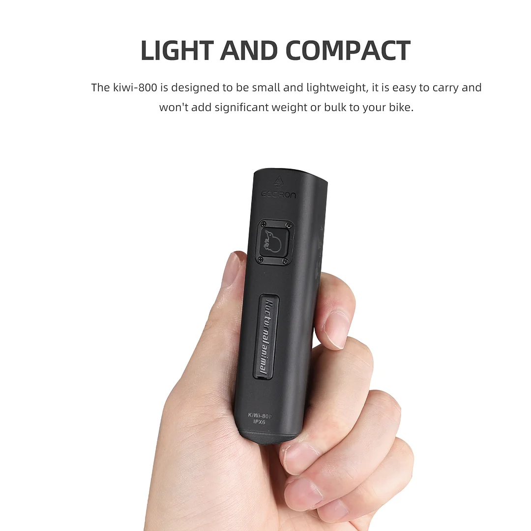 KIWI-800 Anti-Glare Bike Front Light
