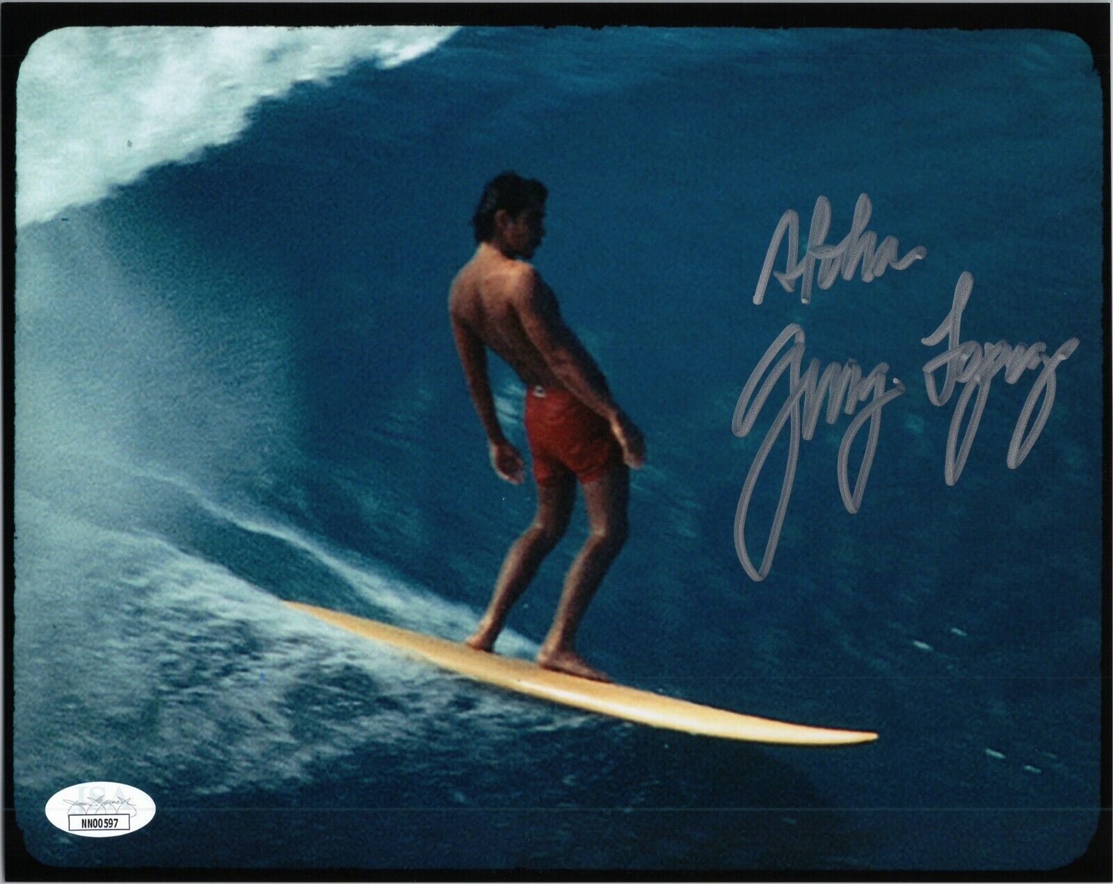 GERRY LOPEZ Authentic Hand-Signed Mr. Pipeline ~ SURFING