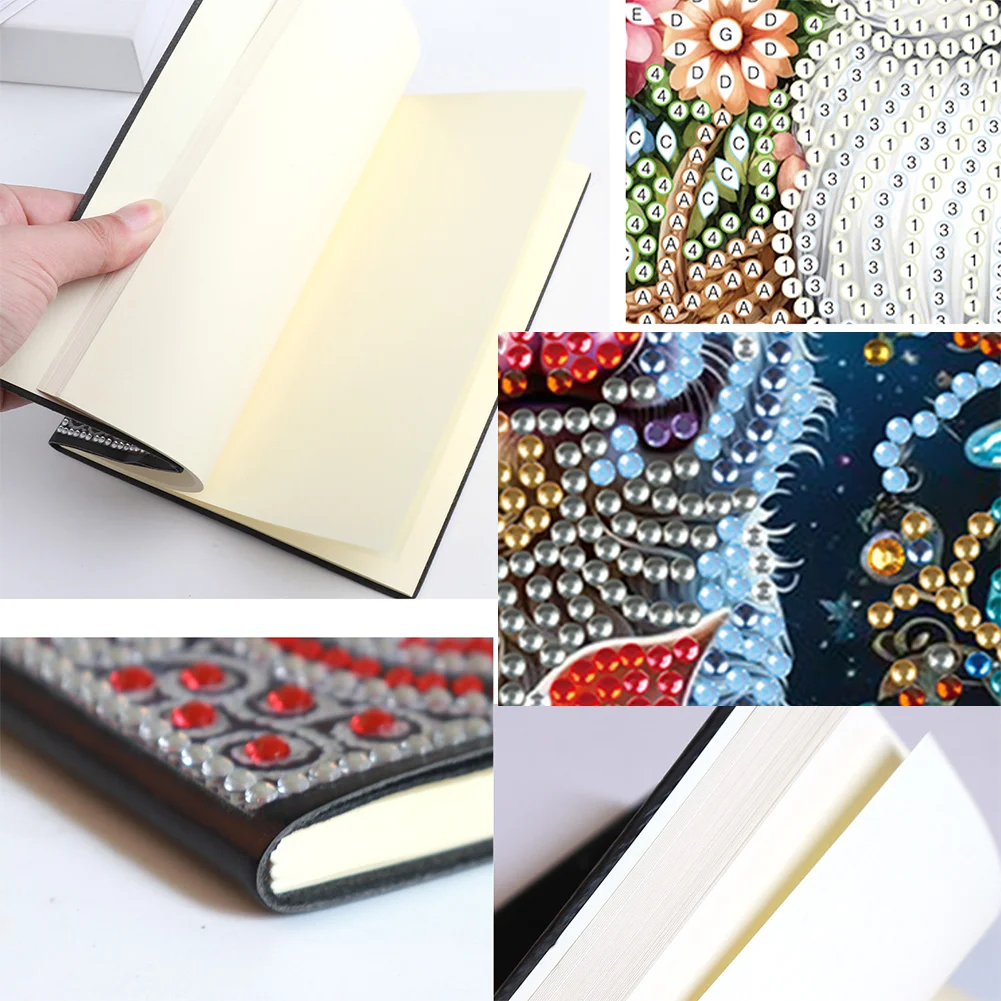 Pig Special Shaped A5 5D DIY Diamond Art Painting Notebook Kit for Friends