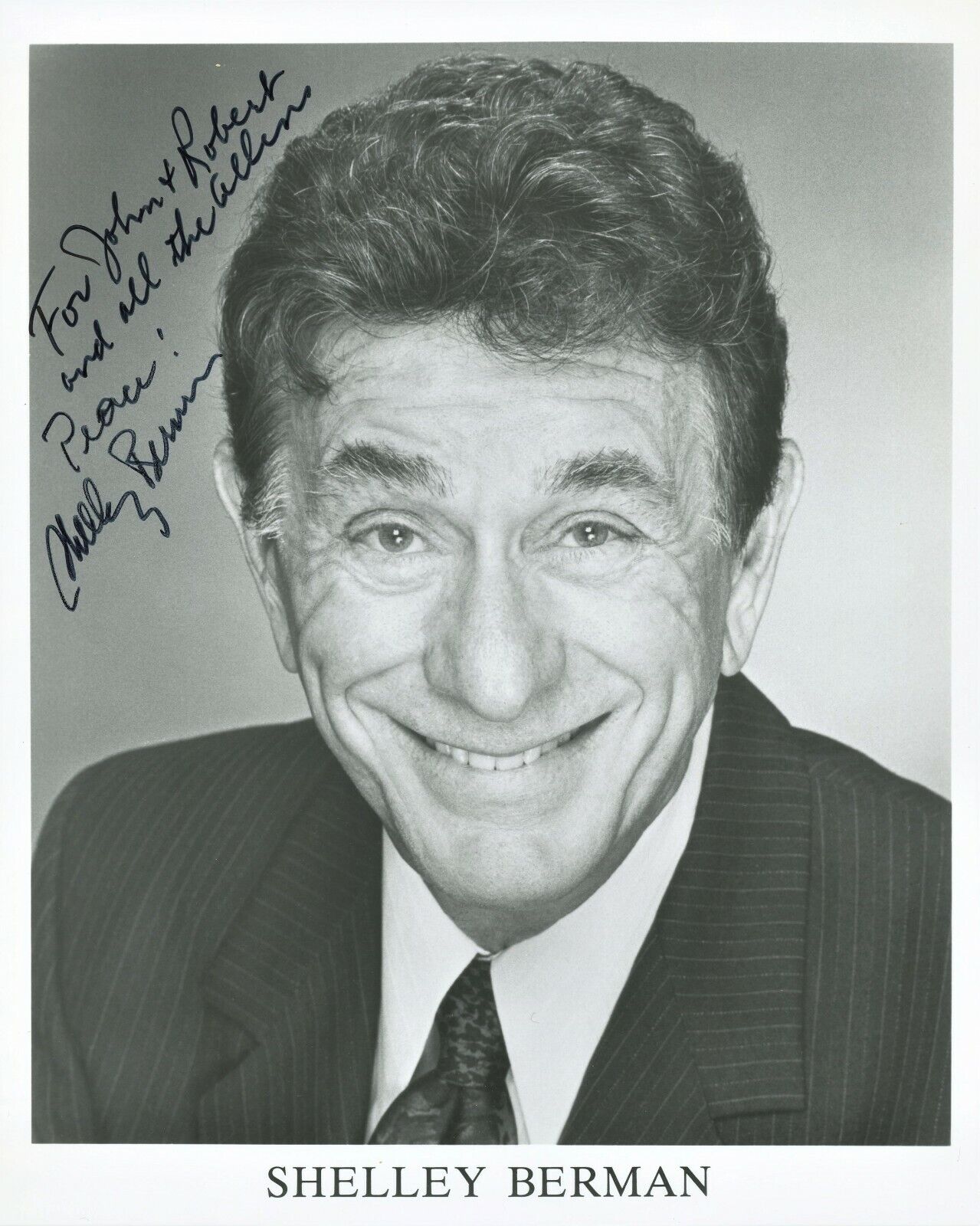 SHELLEY BERMAN Signed Photo Poster painting