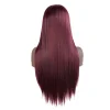 Super Realistic and Natural Medium Length Straight Women's Wig