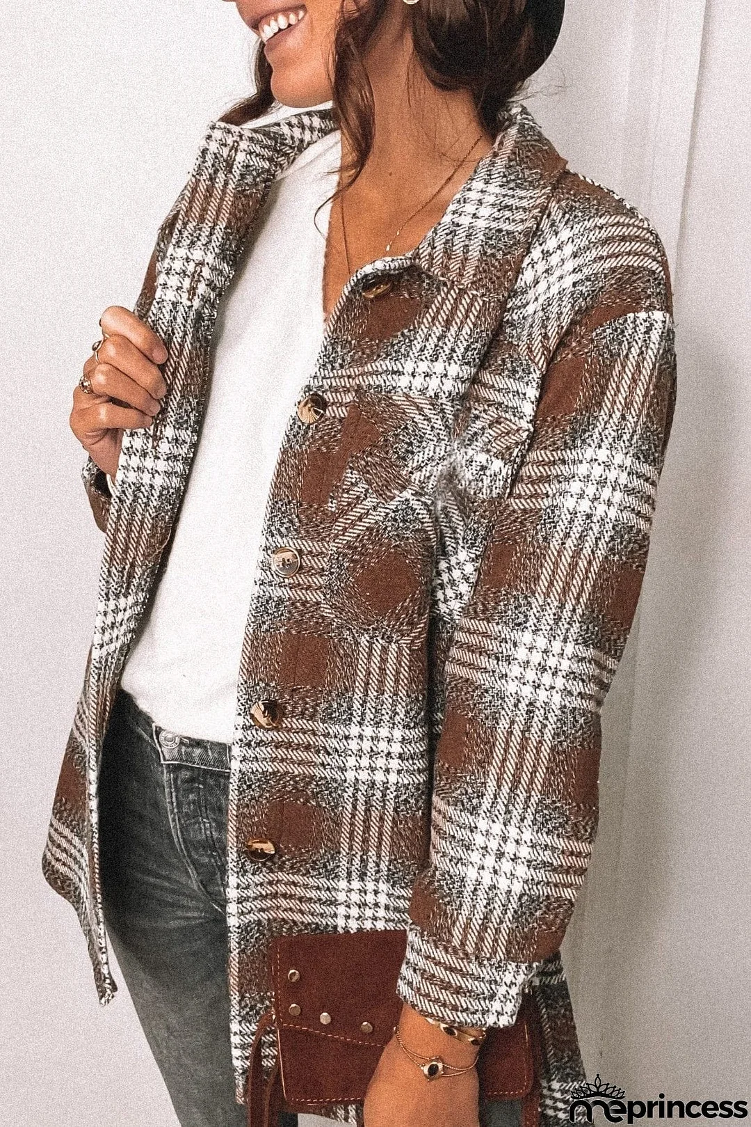 Plaid For Days Button Jackets