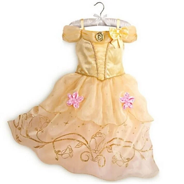 Girls Dress Cartoon Cosplay Snow Queen Princess Dresses Elsa Dresses Anna Costume Baby Children Clothes TuTu Kids Clothing