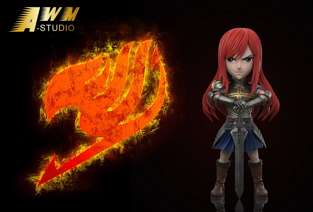 WCF Scale Erza Scarlet - Fairy Tail Statue - AWM-Studio