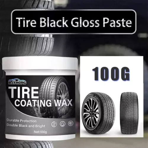 Dronehint Car Tire Cleaner Paste Auto Rubber Parts Polish Car Maintenance Accessories 100g (For: GMC) Parts