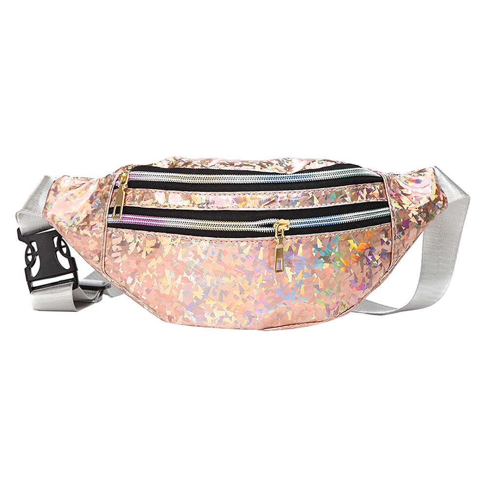 

Waist bag women laser Sequin multifunctional shoulder bag, 501 Original