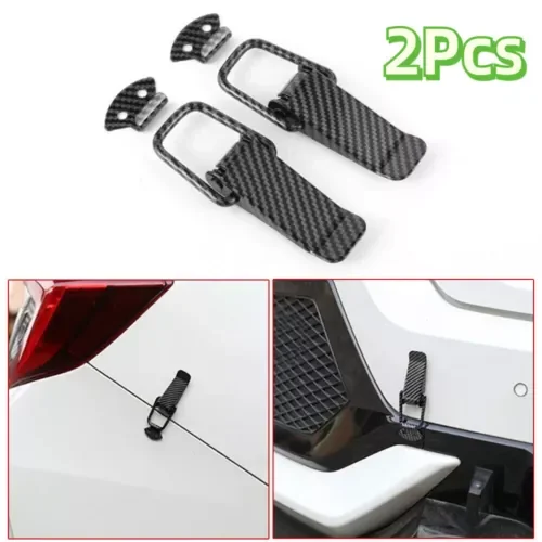 Dronehint 2Pcs Black Hook Lock Clip Bumper Fastener Clips Accessories Car Exterior Parts (For: Acura) Parts
