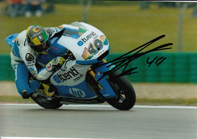 Pol Espargaro Hand Signed Photo Poster painting 2013 Moto2 World Champion 7x5 5.