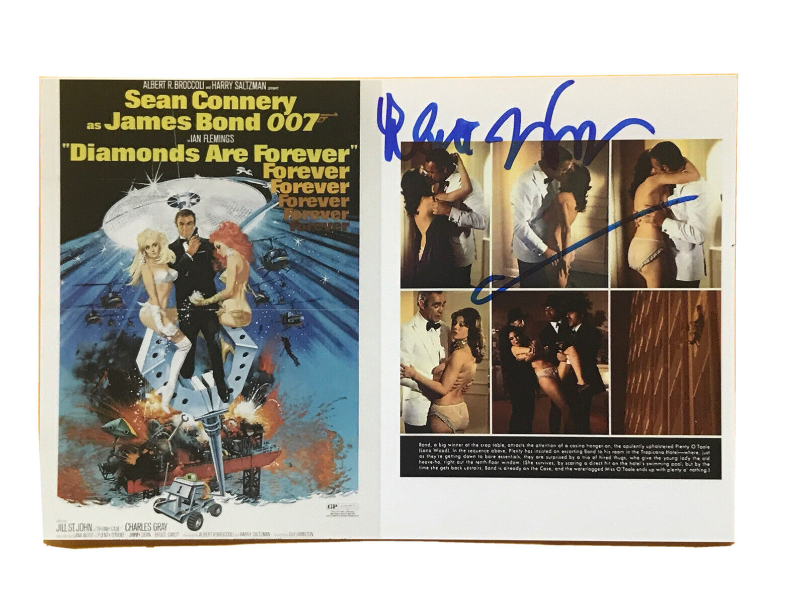 Lana Wood Autographed Photo Poster painting Signed Will Pass JSA Authentic James Bond Girl