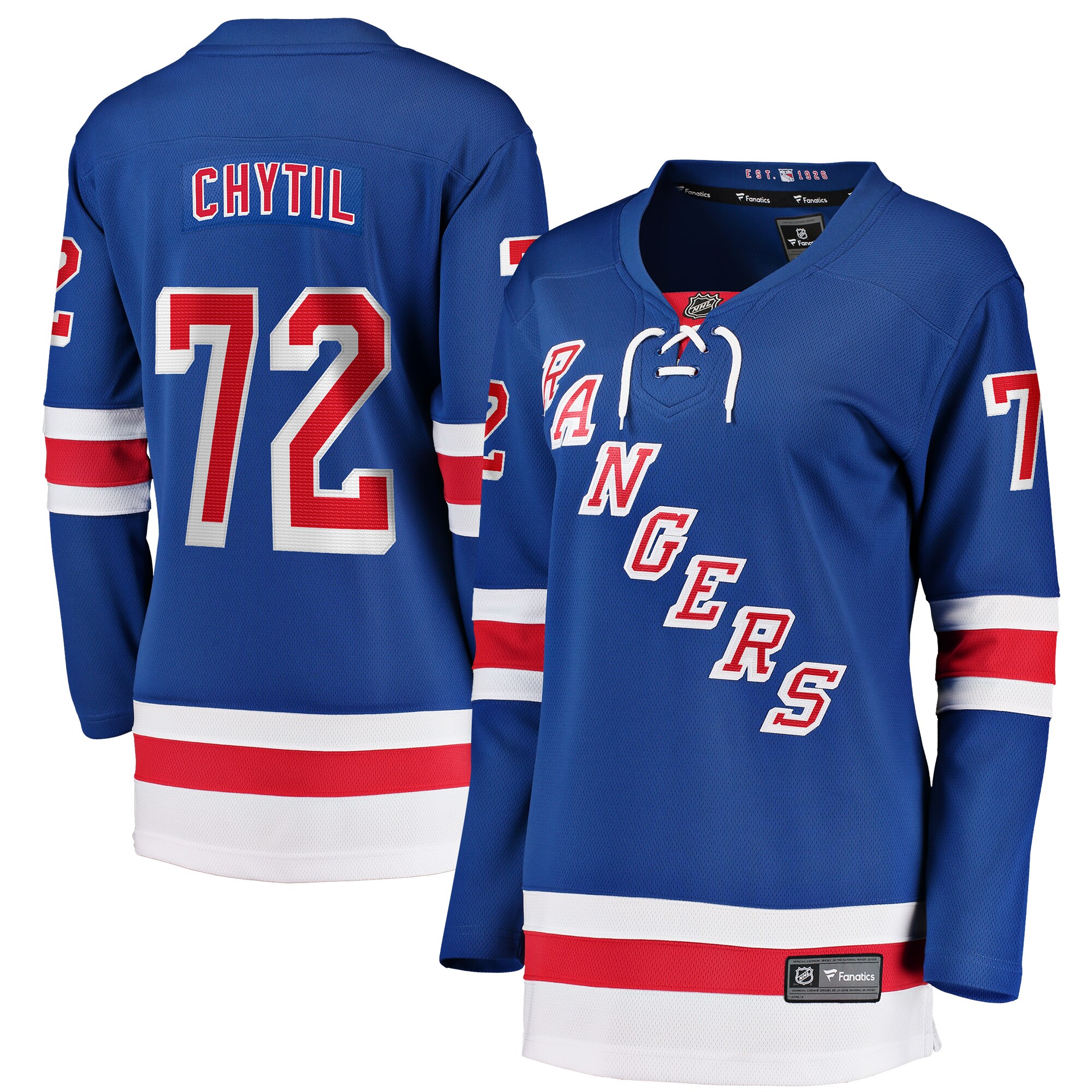 Filip Chytil New York Rangers Fanatics Women&rsquo;s Home Breakaway   Jersey &ndash; Blue mysite
