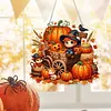 Autumn DIY Diamond Painting Acrylic Special Shape Pendant Hanging Kit