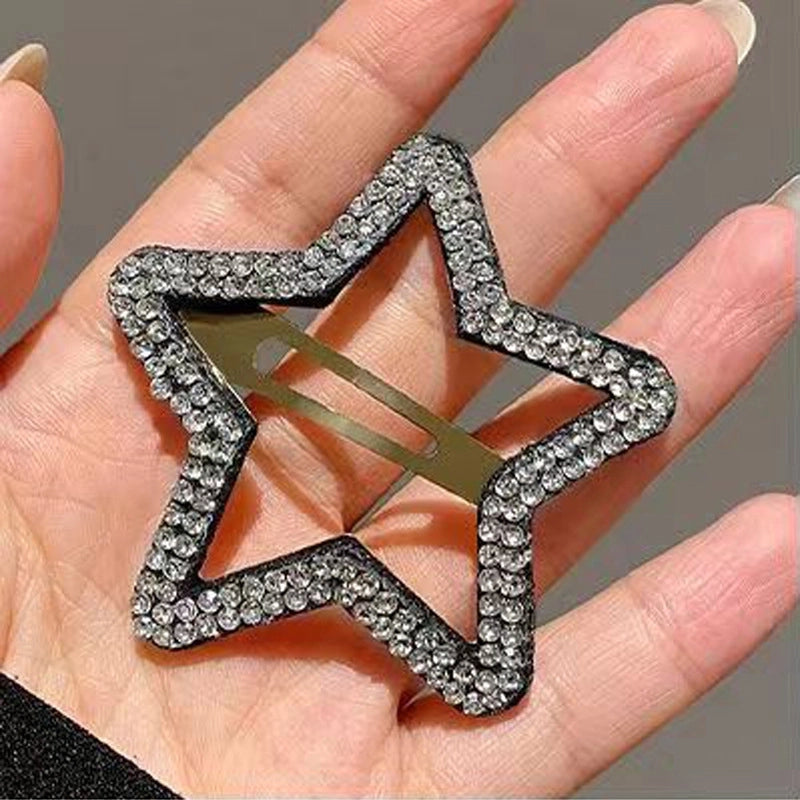 Women’s Minimalist Clouds Alloy Inlay Rhinestones Hair Clip