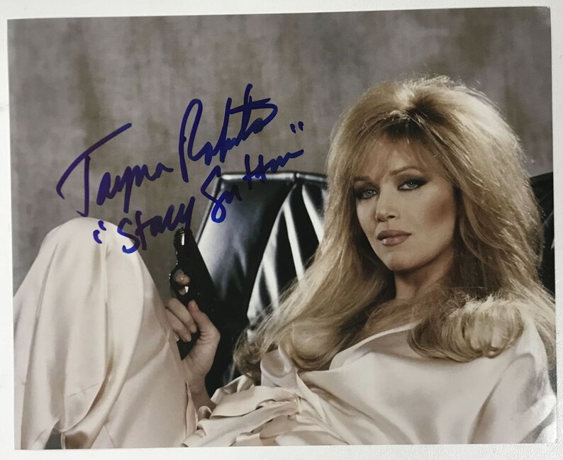 Tanya Roberts (d. 2021) Signed Autographed James Bond