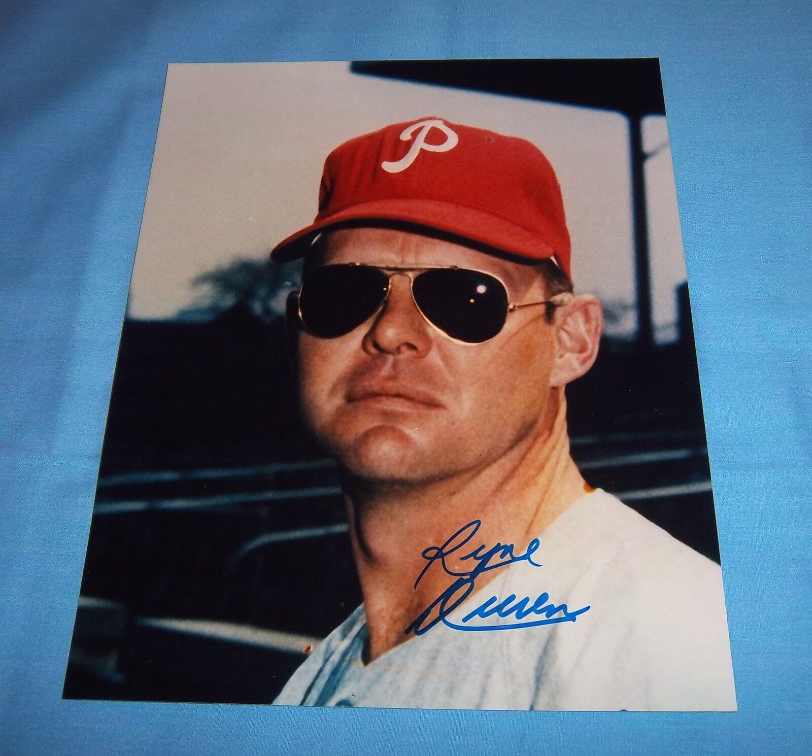 Philadelphia Phillies Ryne Duren Signed Autographed 8x10 Photo Poster painting NY Yankees