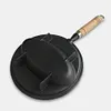Cast Iron Frying Pan with Handle Omurice Cooking Pot Pancake Mold Skillet Pan