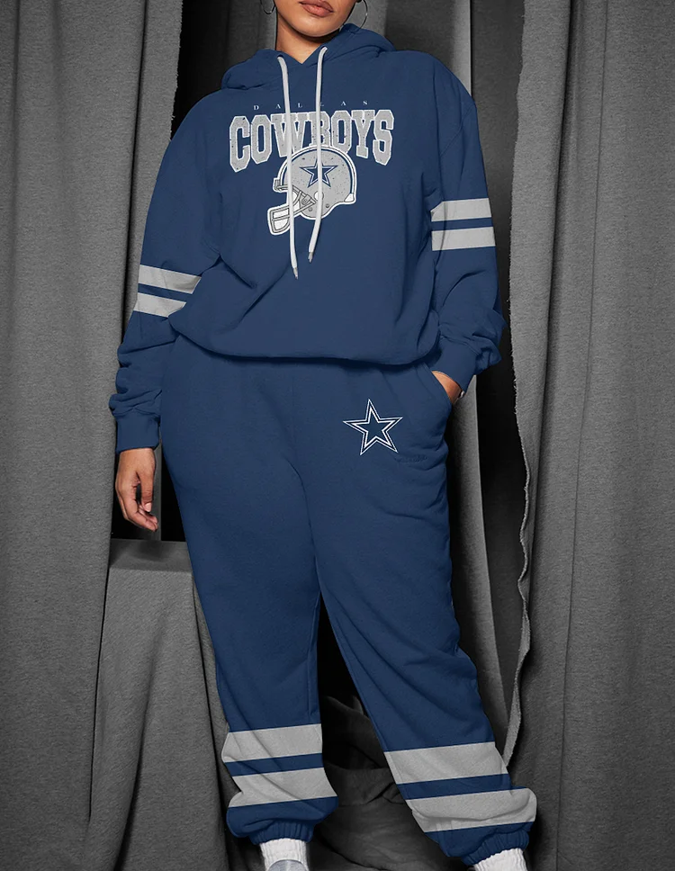  Dallas Cowboys 3D Printed Pullover Hoodie And Sweatpant 2pcs Tracksuits