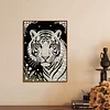 Diamond Painting-DIY Special Shaped Drill Pearl Painting Tiger(30x40cm)
