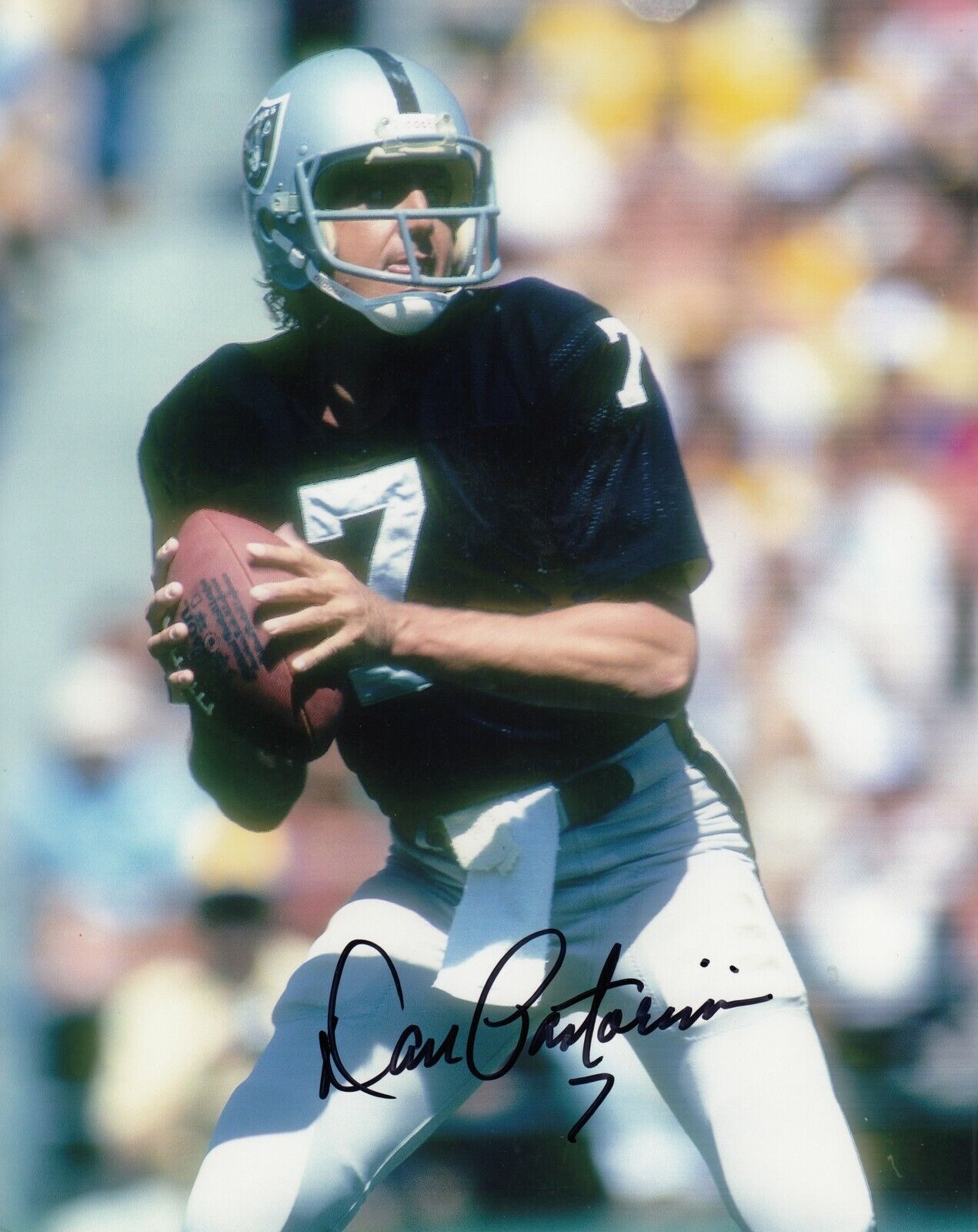 Dan Pastorini #0 8x10 Signed Photo Poster painting w/ COA Oakland Raiders 031719