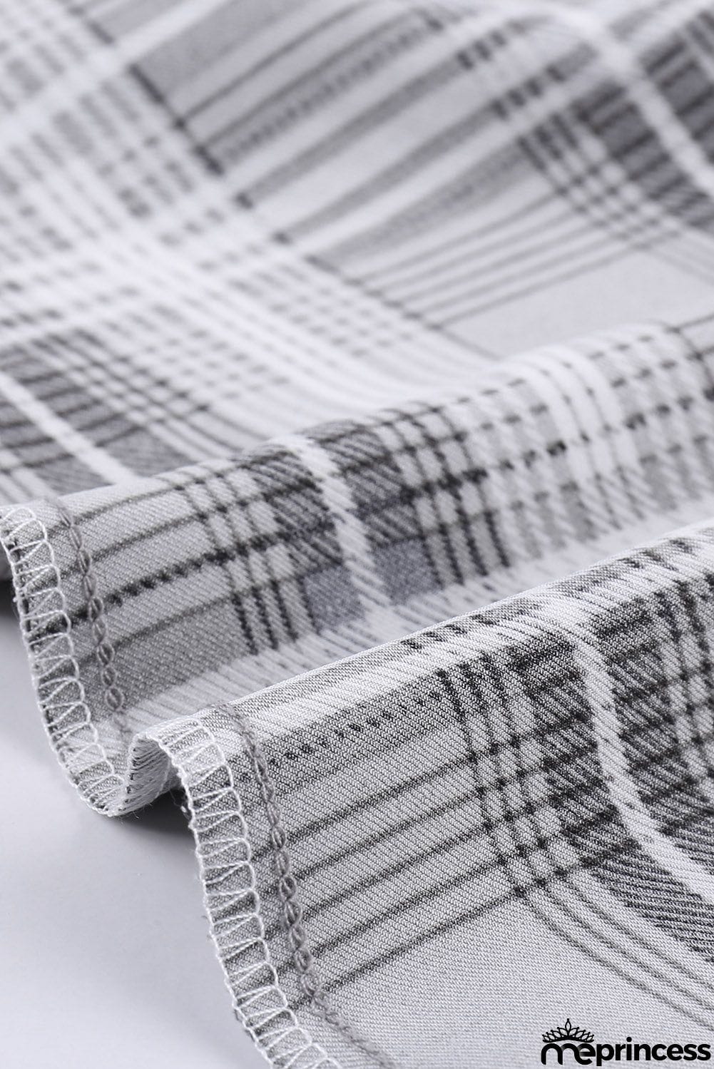 Plaid Drape Cardigan