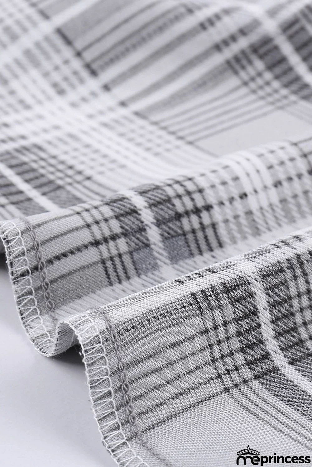 Plaid Drape Cardigan