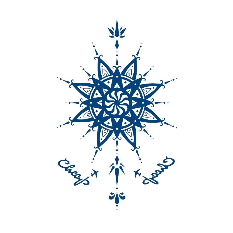 GH1-50 Herbal Juice Tattoo Sticker Semi-permanent Men and Women Long-lasting Waterproof Sweat Plant Juice Tattoo Sticker