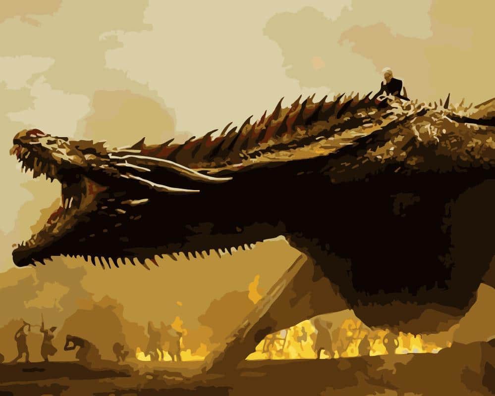 

Drogon Got – Paint By Numbers - 40*50CM, 501 Original