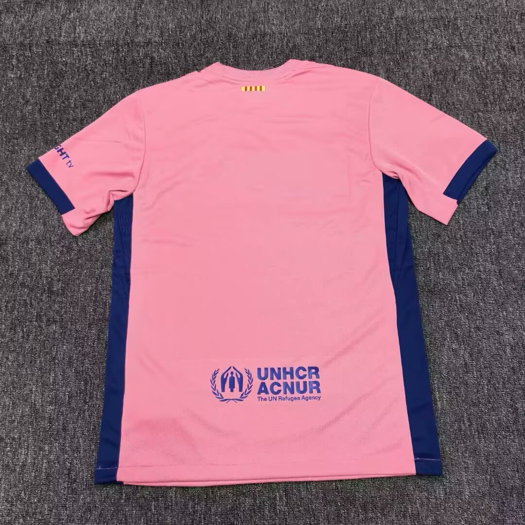 25/26 Barcelona Pink Football Shirt Thai Quality