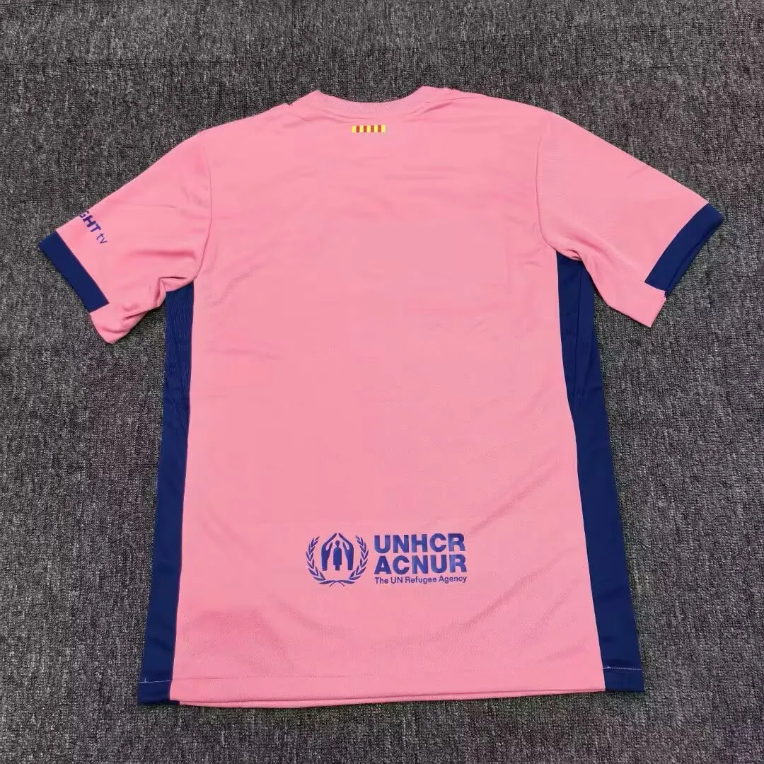25/26 Barcelona Pink Football Shirt Thai Quality