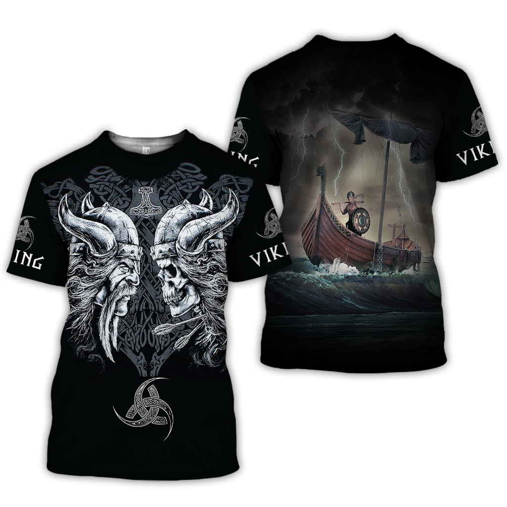 Viking Majesty: A T-Shirt Embracing the Spirit of the Norse Warriors