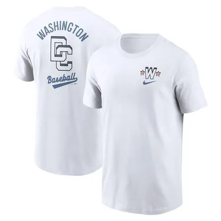 Men's Washington Nationals  White 2025 City Connect T-Shirt