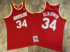 Houston Rockets  #34 Olajuwon Red MN mysite