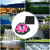 Lotus Shape Pond Decoration 2.5W Solar Powered Fountain Pump Bird Bath Fountains