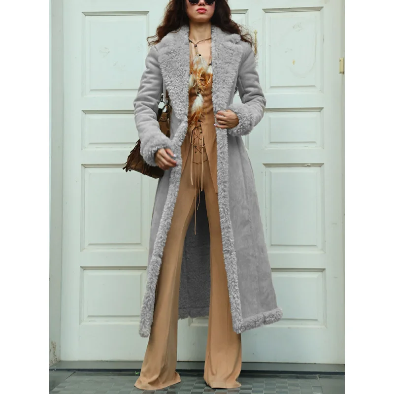 Nigikala Nigikala Autumn And Winter Thick Women's Coat Wish Lengths Warm Coat Large Anti-Freeze Cotton Jacket