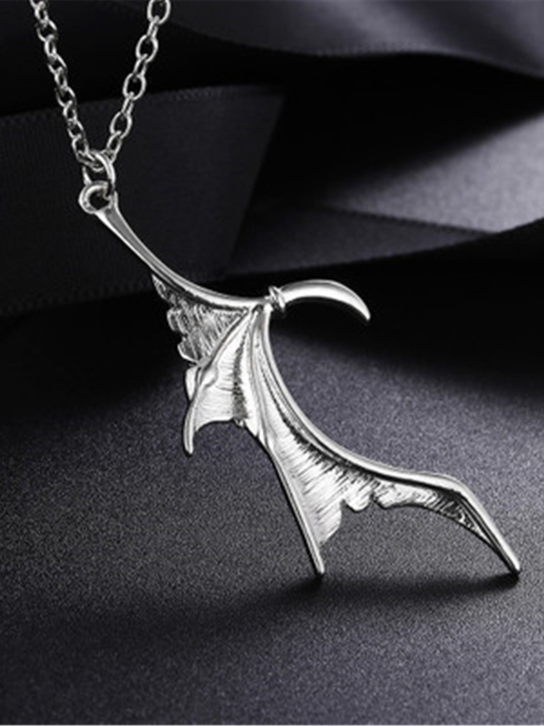Vintage Devil Wings Necklace