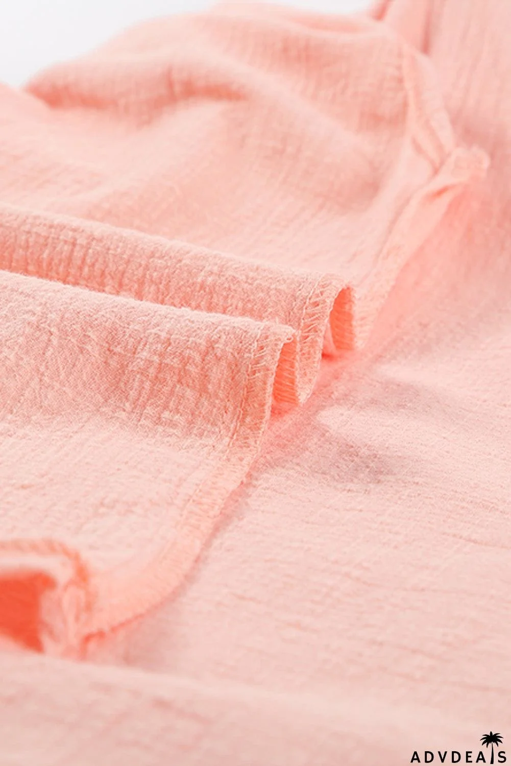 Turn-down Collar Button Front Tank