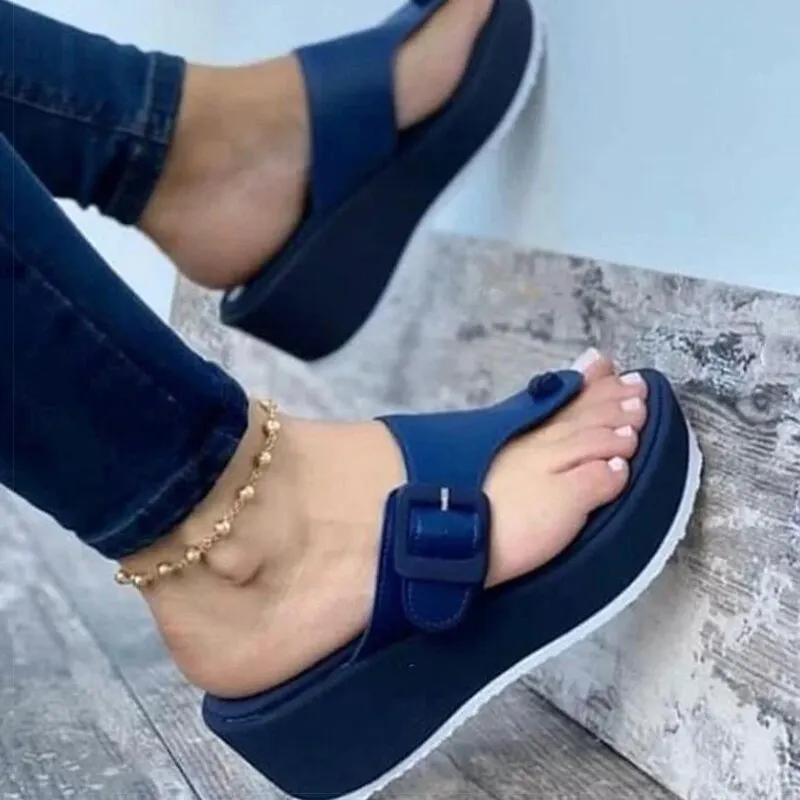 Women Sandals Fashion Women Heels Sandals For Summer Shoes Women Platform Sandals Wedges Shoes Women Flip Flops Casual Slippers